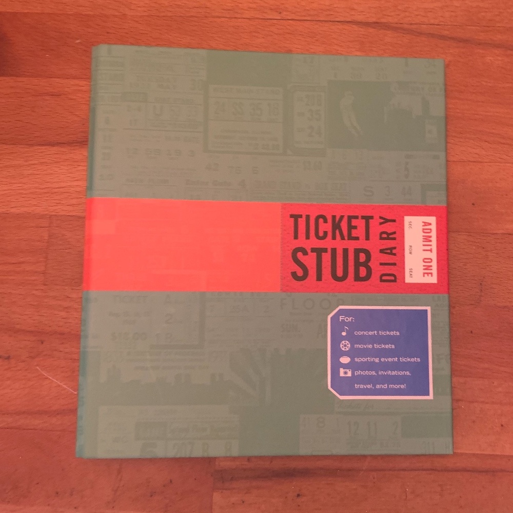Ticket Stub Book